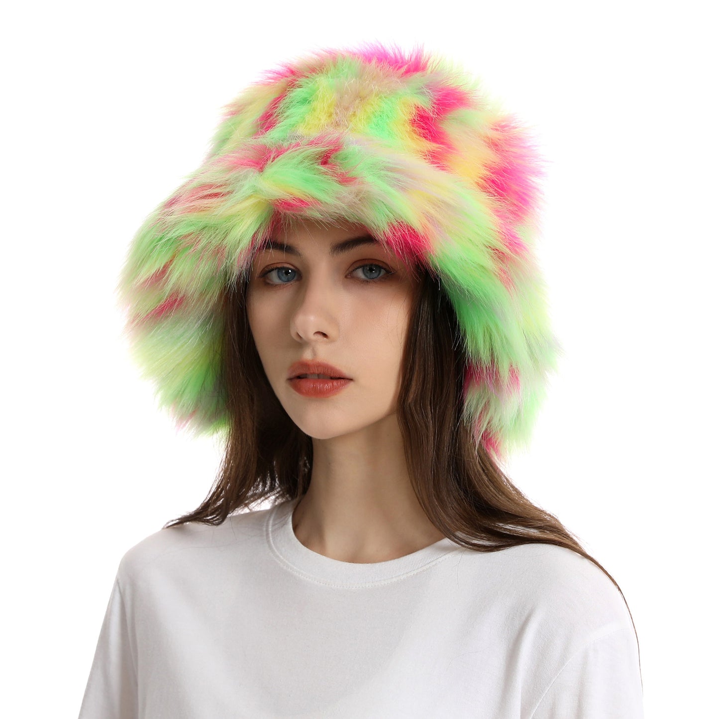 Women's Bucket Hat Warm Plush Hat