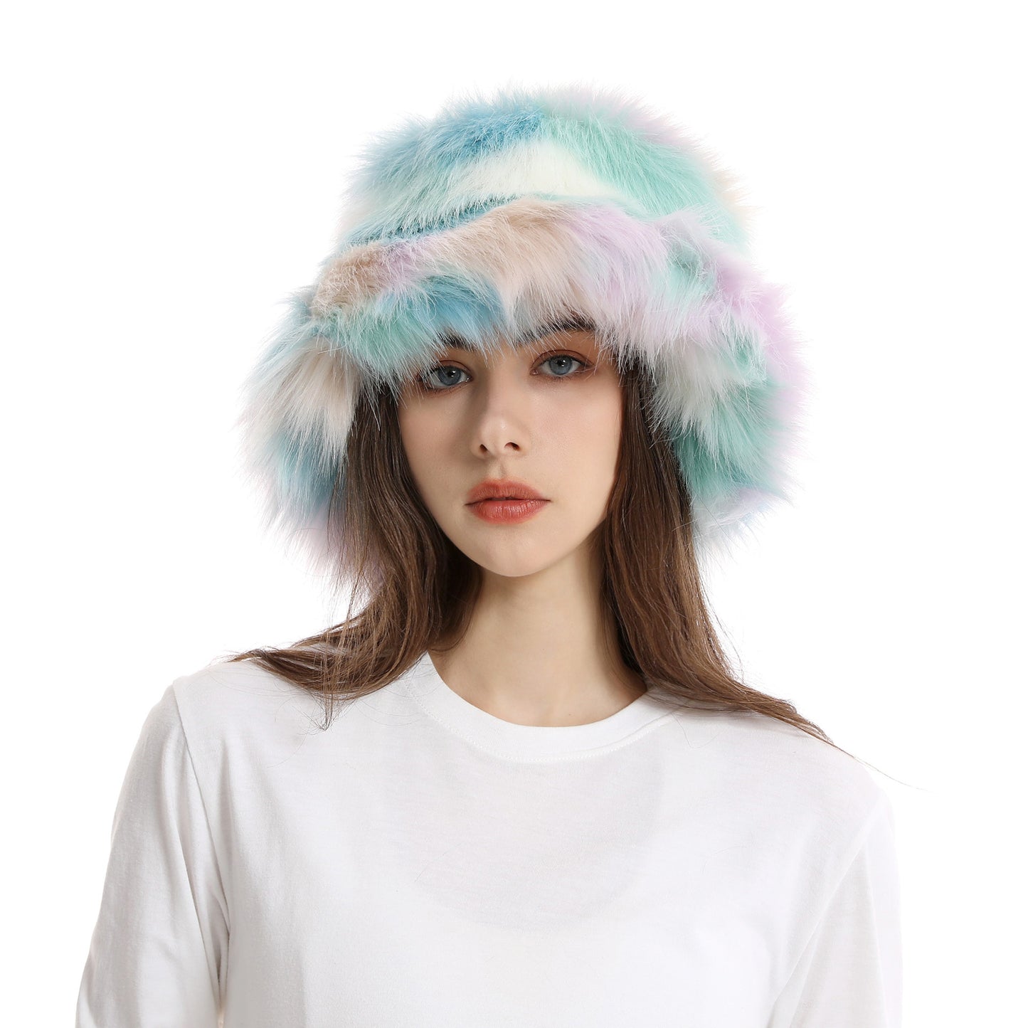 Women's Bucket Hat Warm Plush Hat