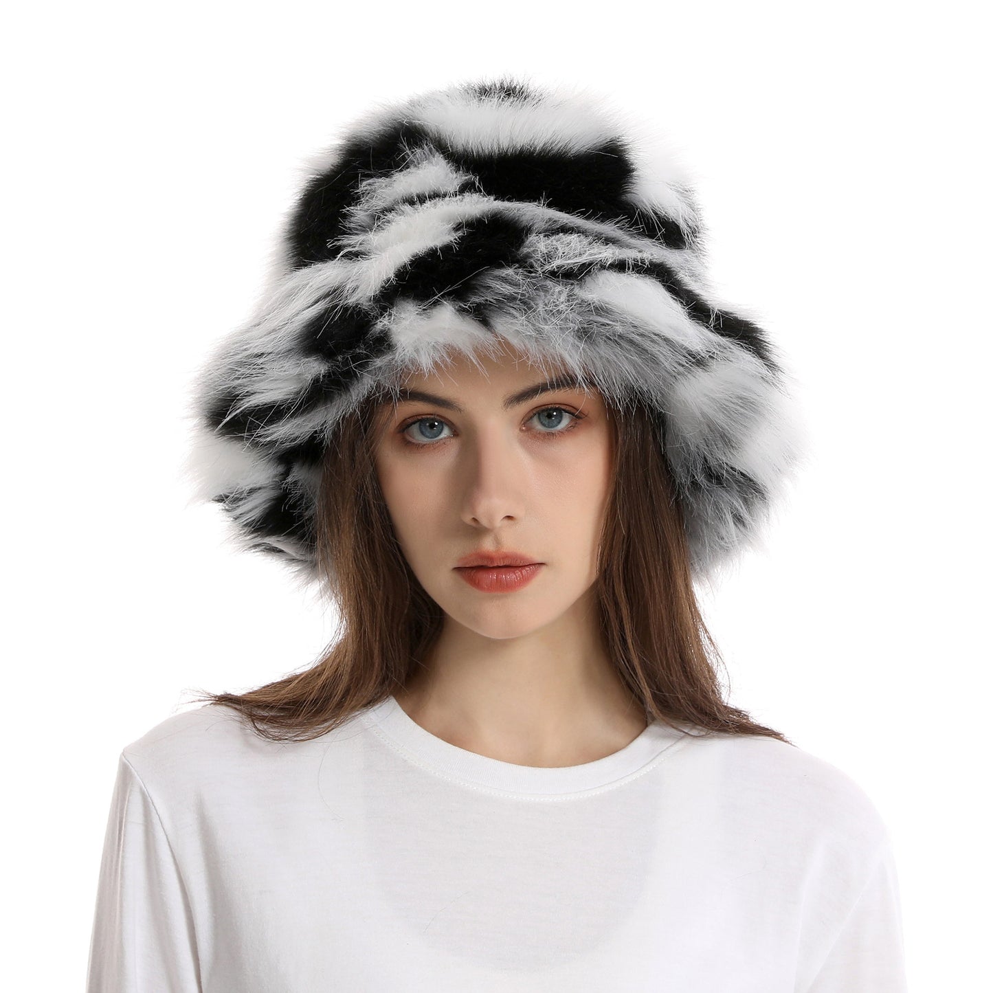 Women's Bucket Hat Warm Plush Hat