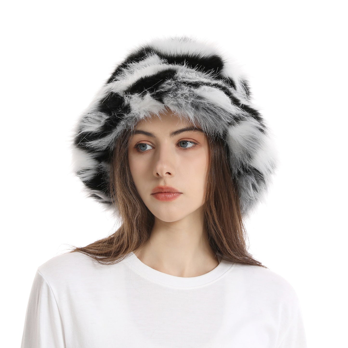 Women's Bucket Hat Warm Plush Hat