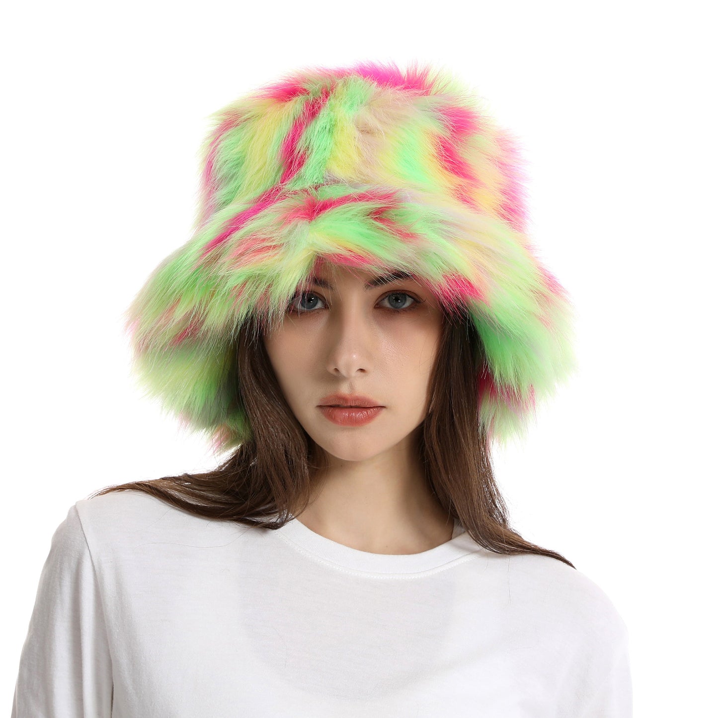 Women's Bucket Hat Warm Plush Hat