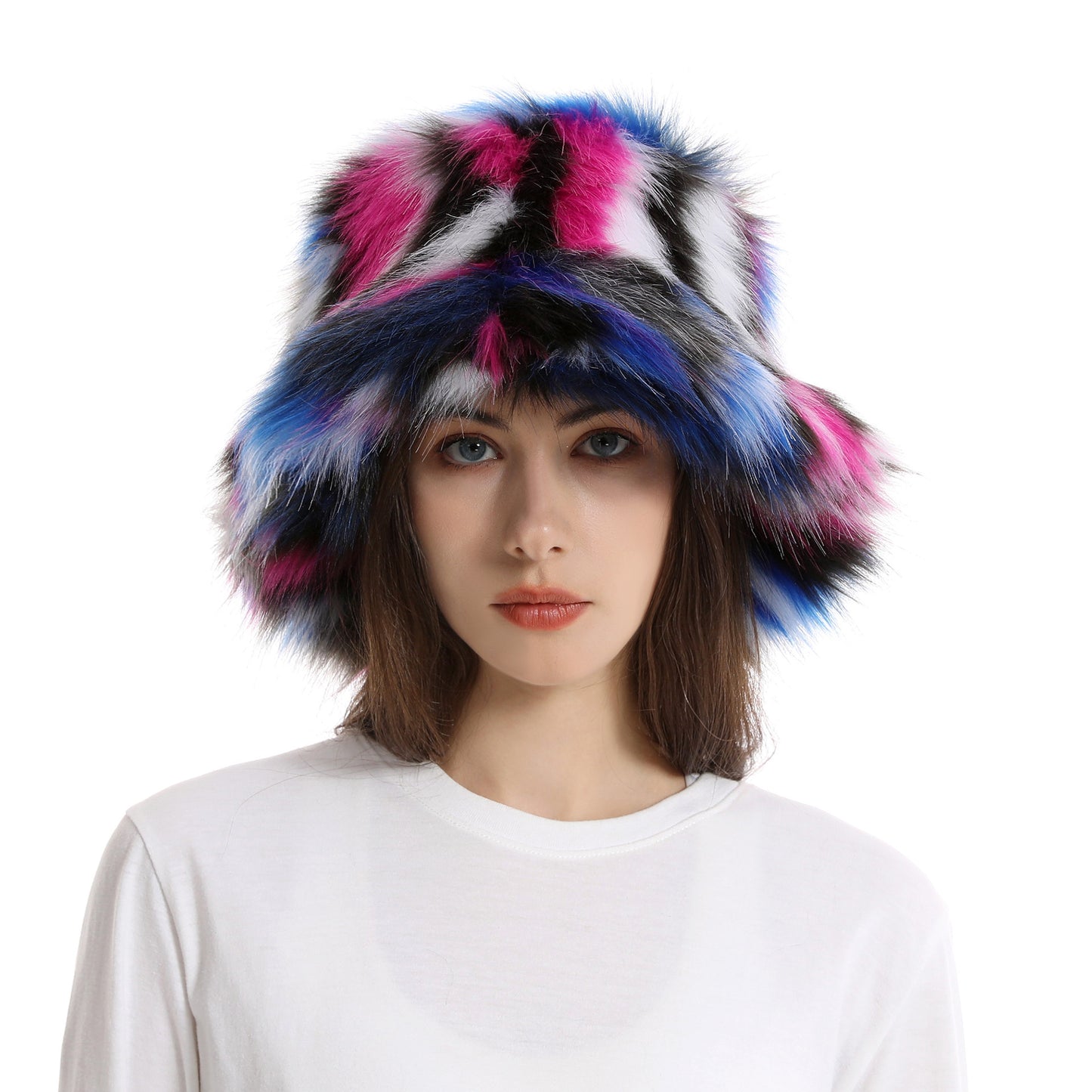 Women's Bucket Hat Warm Plush Hat